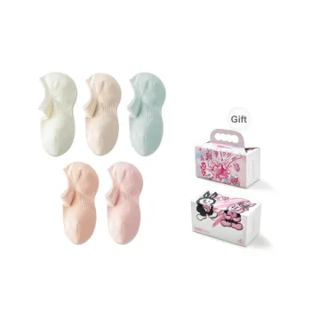 PLAN IN No Show Socks Women's 5 Pack Gift Box Set