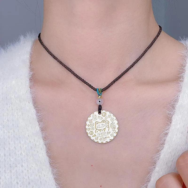 Phoenix Temple Jewelry 999 Fine Silver Sterling Silver Necklaces Women's-4