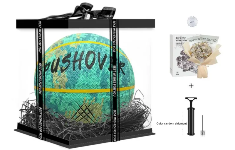 PUSHOVER PU Size 7 Basketball Size 7 Ball Training Unisex-20