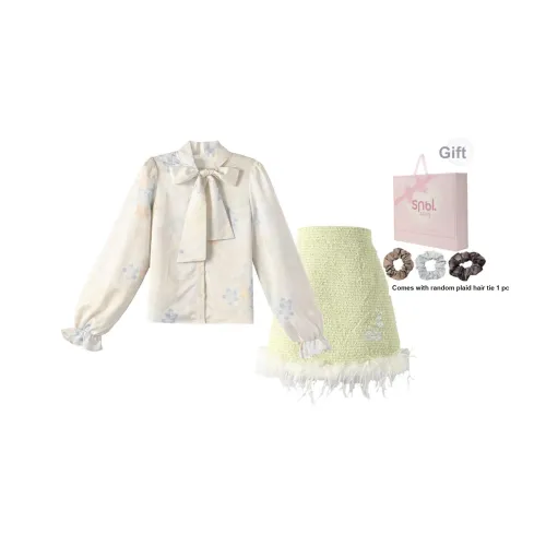 Snbl Рубашка+Юбка Женские Комплекты с юбкой