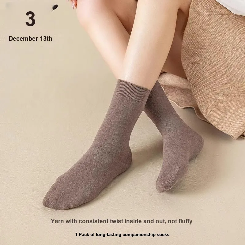 Thirteen day Season Mid Calf Socks Women's 4 Pack-21