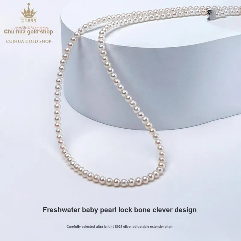Cuihua Gold Shop Pearl Necklaces Women's-3