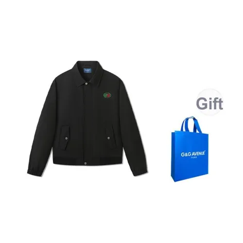 G G AVENUE Черный Унисекс Куртки