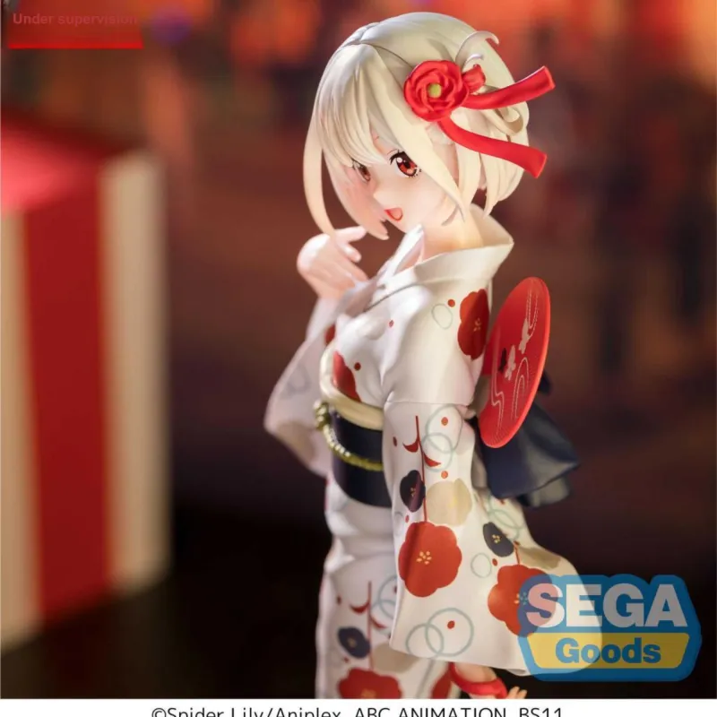 SEGA Luminasta Collection Lycoris Recoil Paulownia Thousand Twigs Bathrobe Bonus Gifts 19cm-4