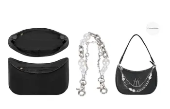 Lan Bao Fan Metal Liner Bag Accessory Women's Black