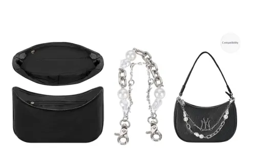 Lan Bao Fan Metal Liner Bag Accessory Women's Black