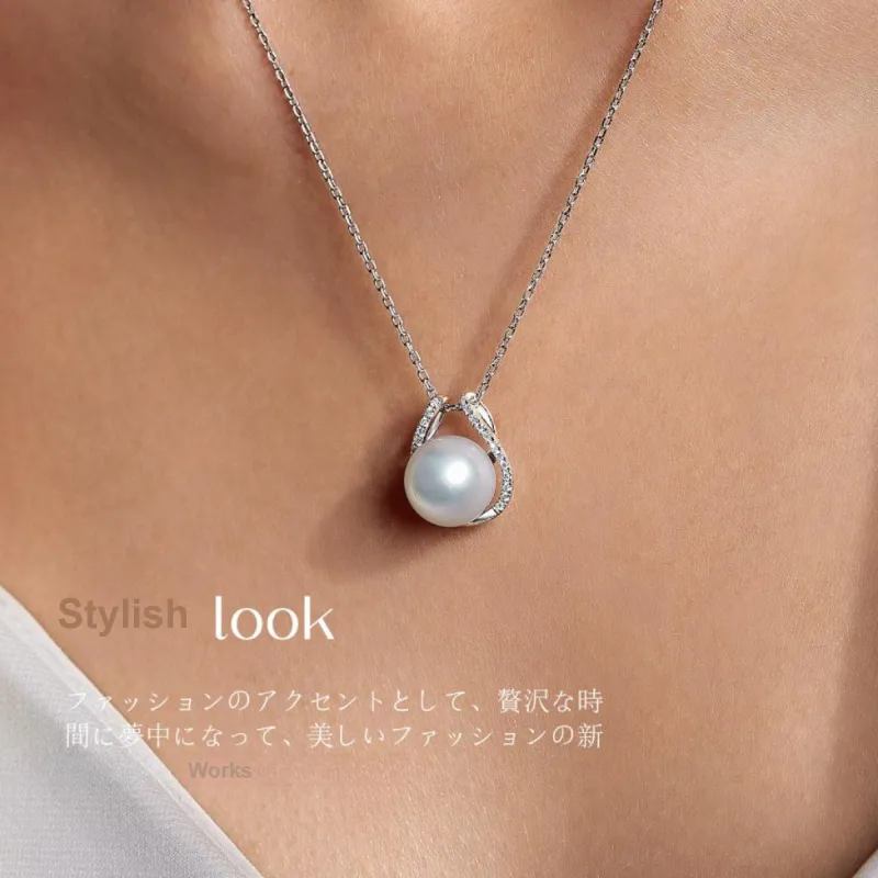 ME LUXE Pearl Pendant, Premium Feel Women's-1