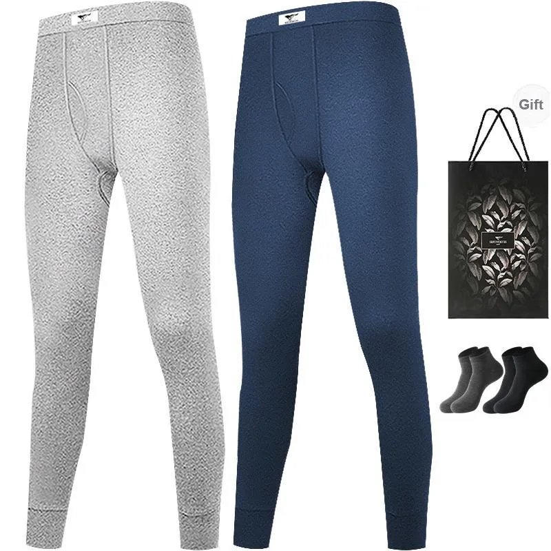 SEPTWOLVES Thermal Pants Men's 2 Pack+Shopping Bag-25