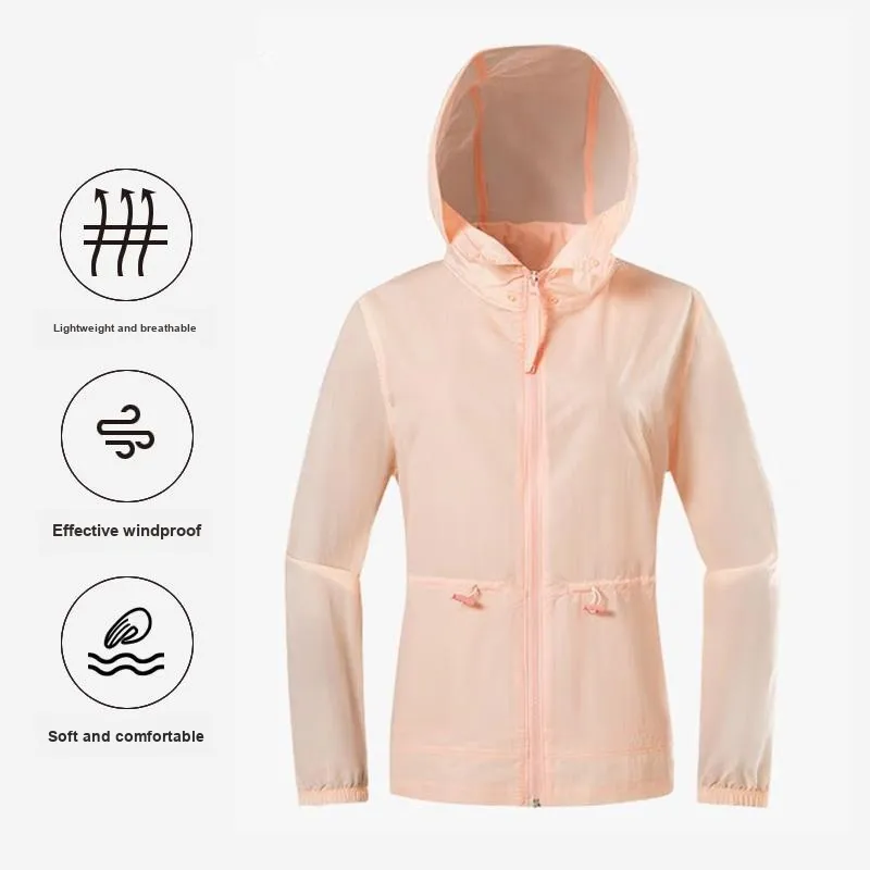 Columbia Windproof UV Protection Sun Protection Clothing Women's Dusty Pink-2