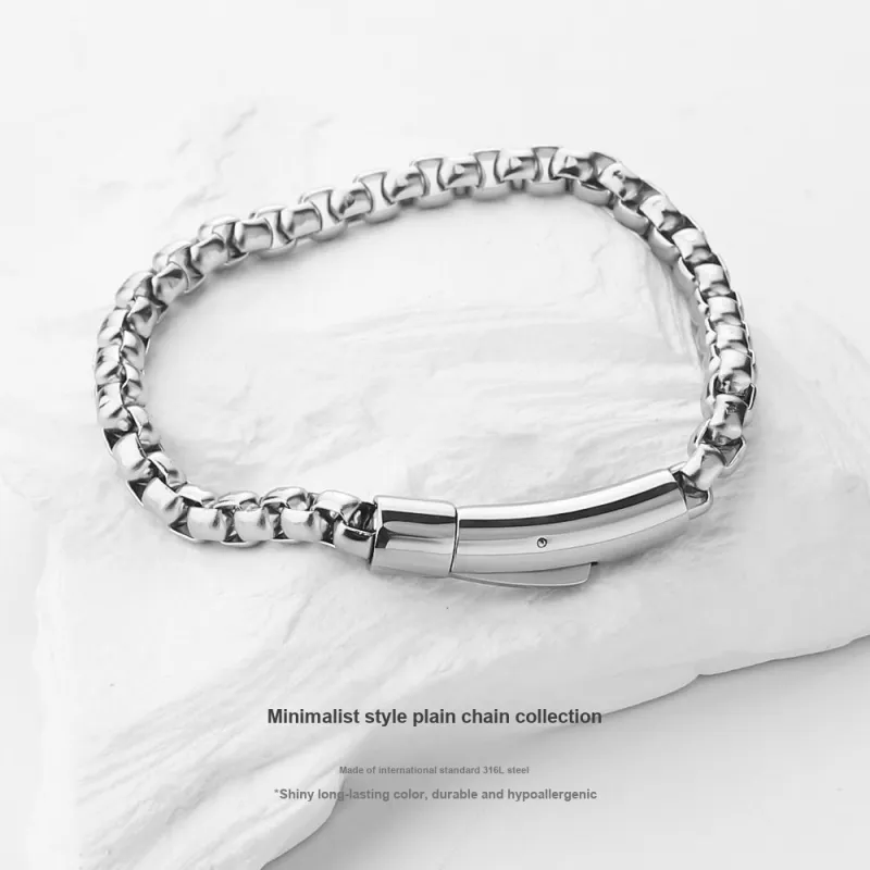 GUDUD Titanium Steel Bracelets Unisex-2