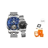 Natural Blue Dial+Natural Black Dial Couple Watch