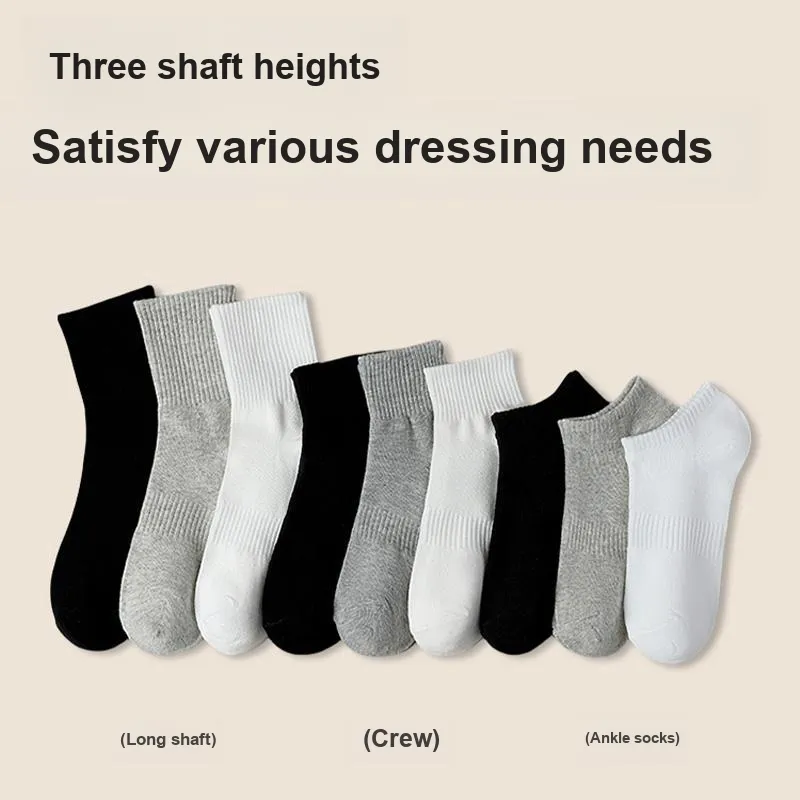 Urban Beauty Mid-Calf Socks Unisex 5 Pack-3