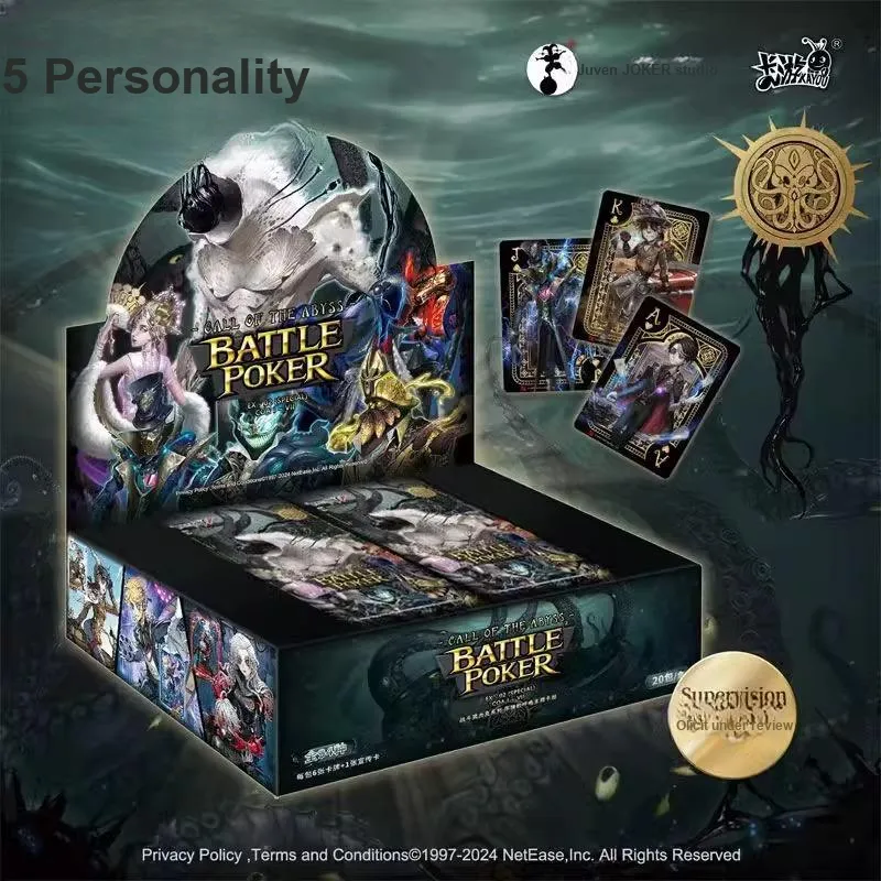 KAYOU x Identity V Battle Black Jack Card Combo Call Of The Abyss EX COA IP/Anime Cards 20 Packs/box-1