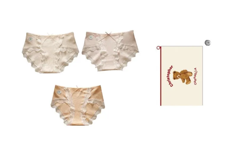 Caramella Underpants Women's Shopping Bag 3 Pack-4
