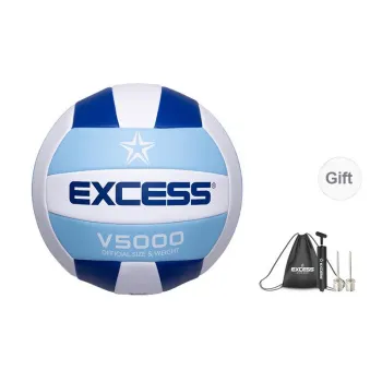 EXCESS PVC Size 5 Ball Volleyball Unisex Sky Blue