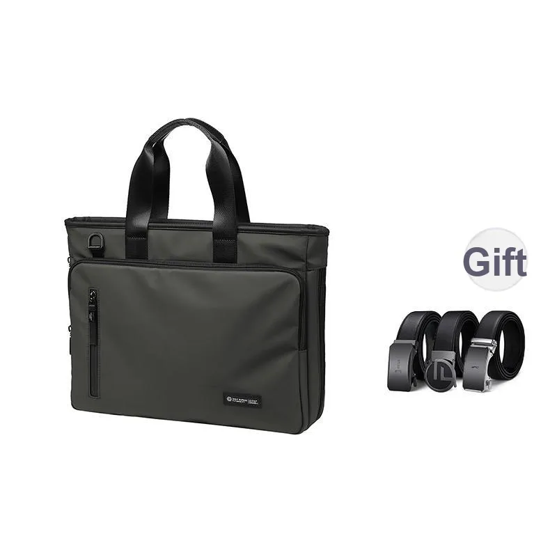GOLF Fabric Briefcase Regular Men's Night Black/Alpine Green