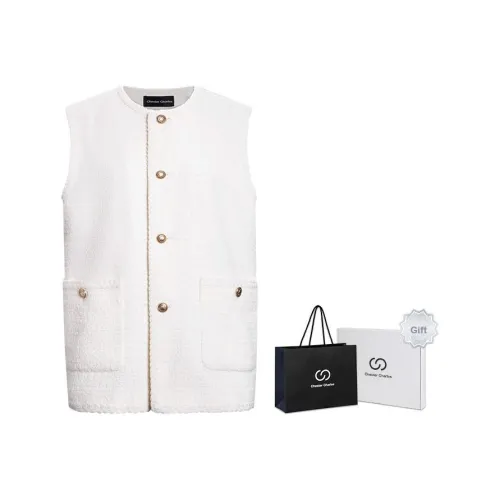 Chester Charles SS24 Жилет Женская Белая
