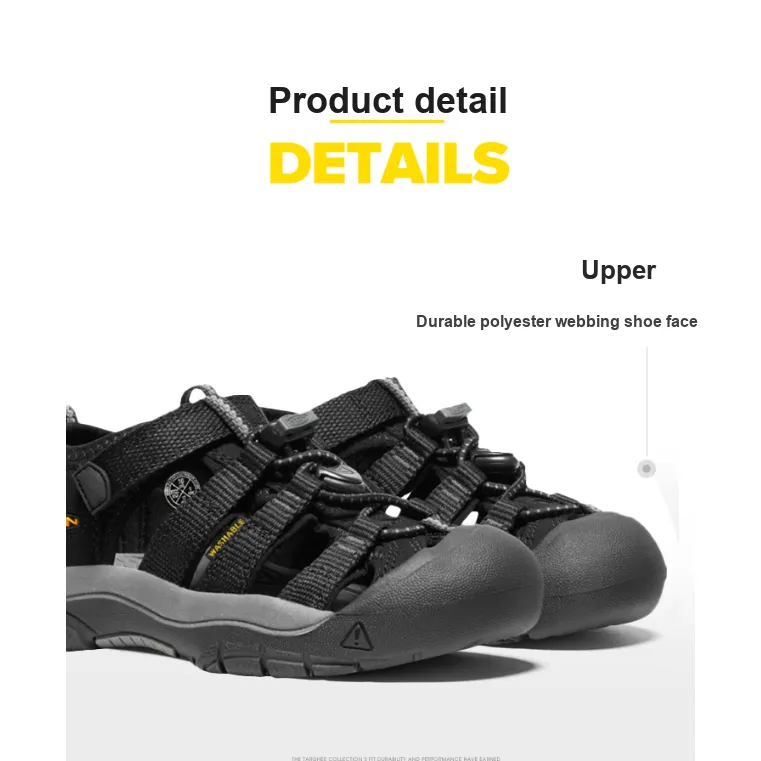 KEEN Newport H2 Low Top Kids' Outdoor Shoes Black Teenagers-3