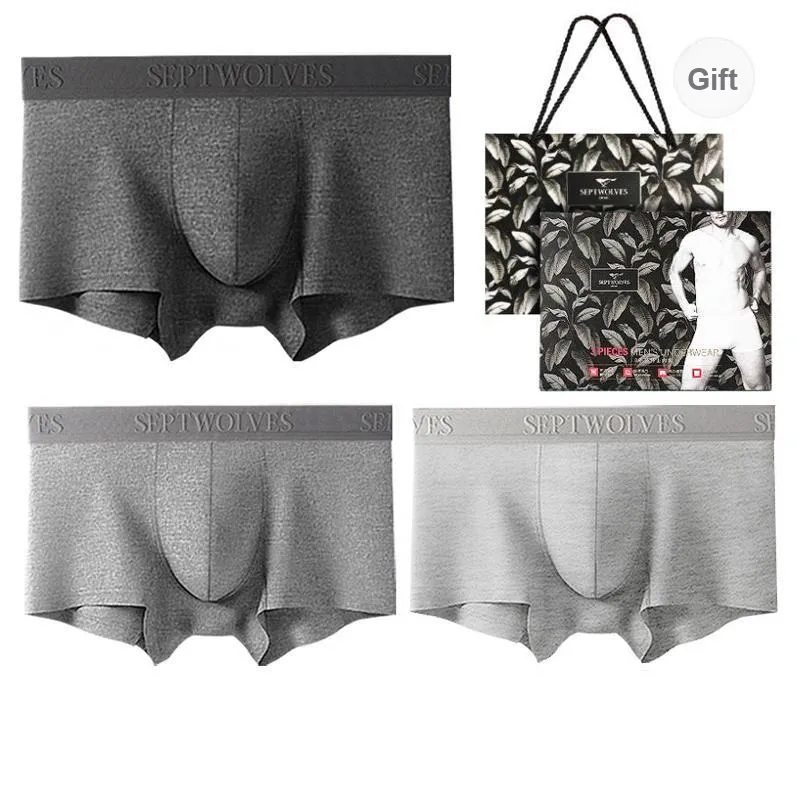 SEPTWOLVES Underwear Gift Box Men's 3 Pack Gift Box Set-57