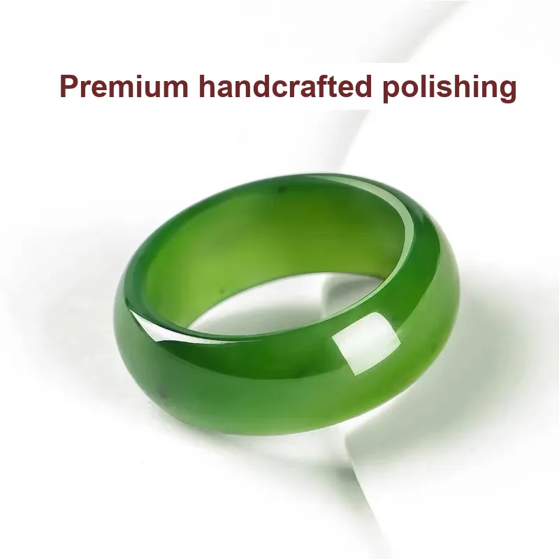 CUIYIN Hetian Jade Rings Jasper Unisex-4