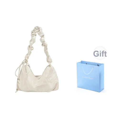 COLINS KEIRS Синтетическая кожа Минималистский стиль Бизнес Коммутирование Сумка через плечо Сумка на плечо Обычный Женская Белая