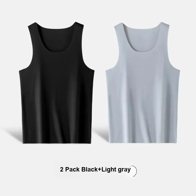H YXIANG Tank Top Men's Combo Set-11