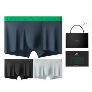 SEPTWOLVES Underpants Men's Shopping Bag 3 Pack