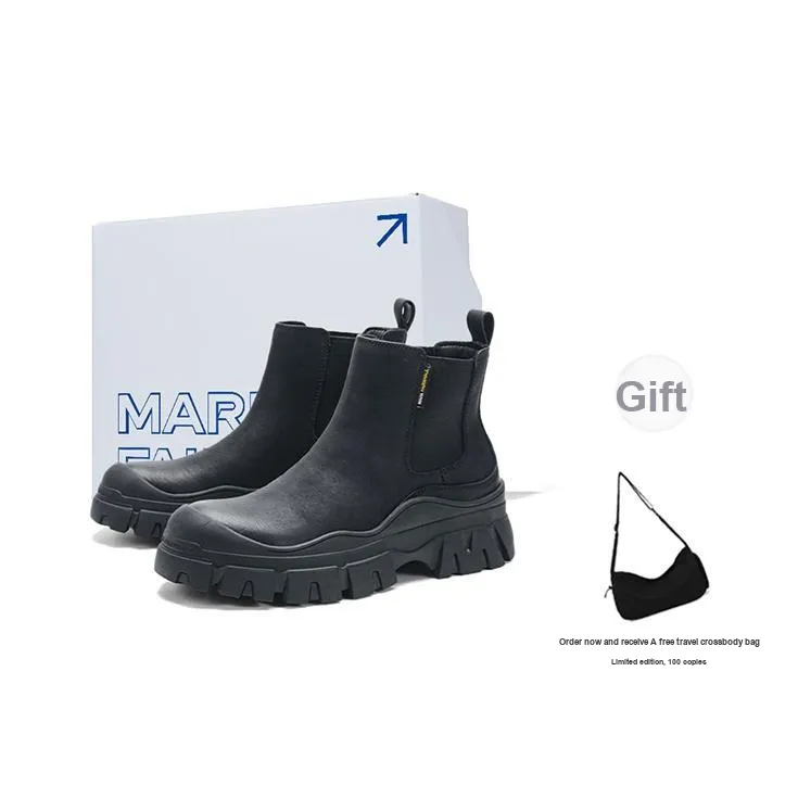 FAIRWHALE Size 1 11 Comes With A Travel Bag, Charm Fall Winter. Ankle Boots Men's