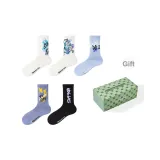 5 Pack (Graffiti Trendy Socks E Set) Couple's