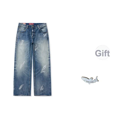 DABAISHA Джинсы Мужские Модные Синие