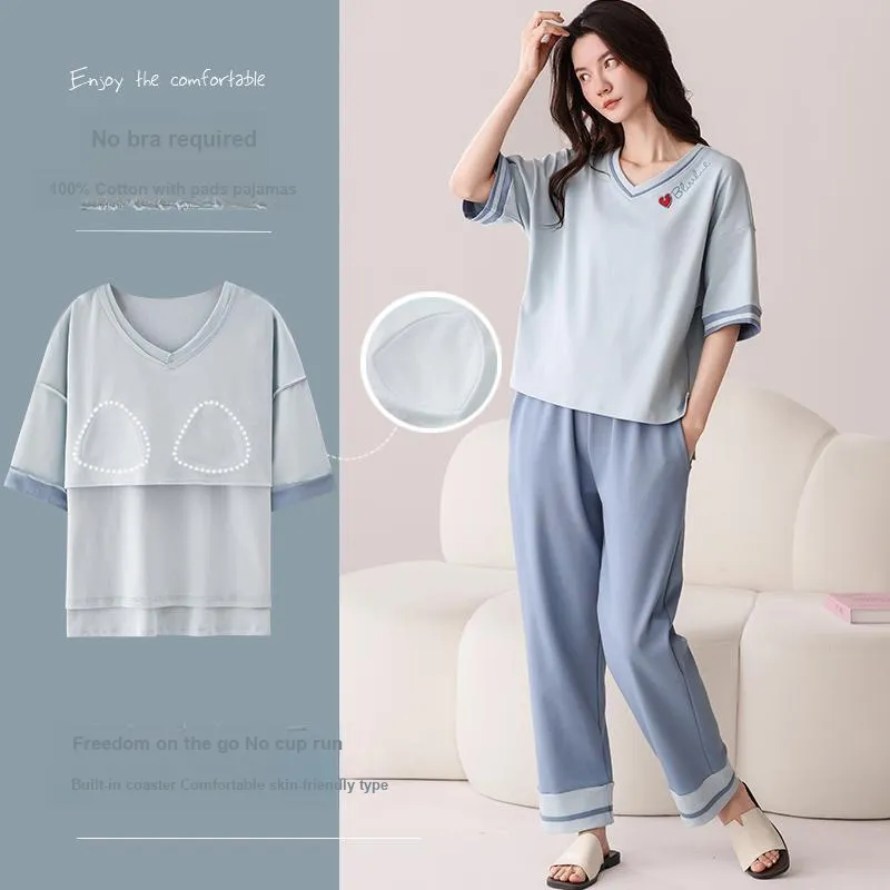 MIIOW Pajama Set Women's Sky Blue-2
