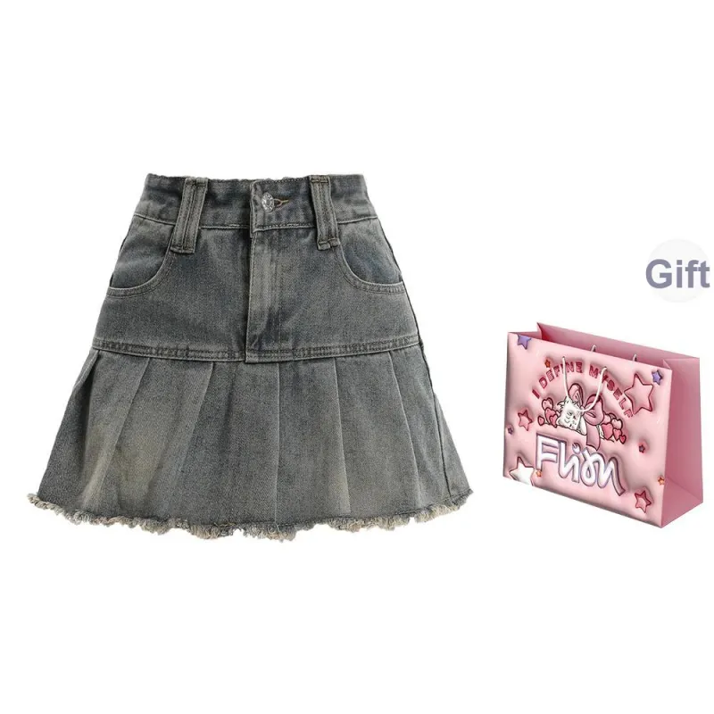 FLIM Denim Short Skirts Women's-0
