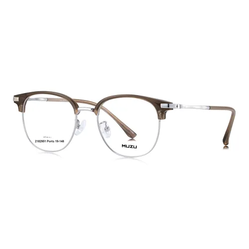 MUZU TR Памятный пластик Металл Оправа «брови» Оправы для очков Унисекс Многоцветные