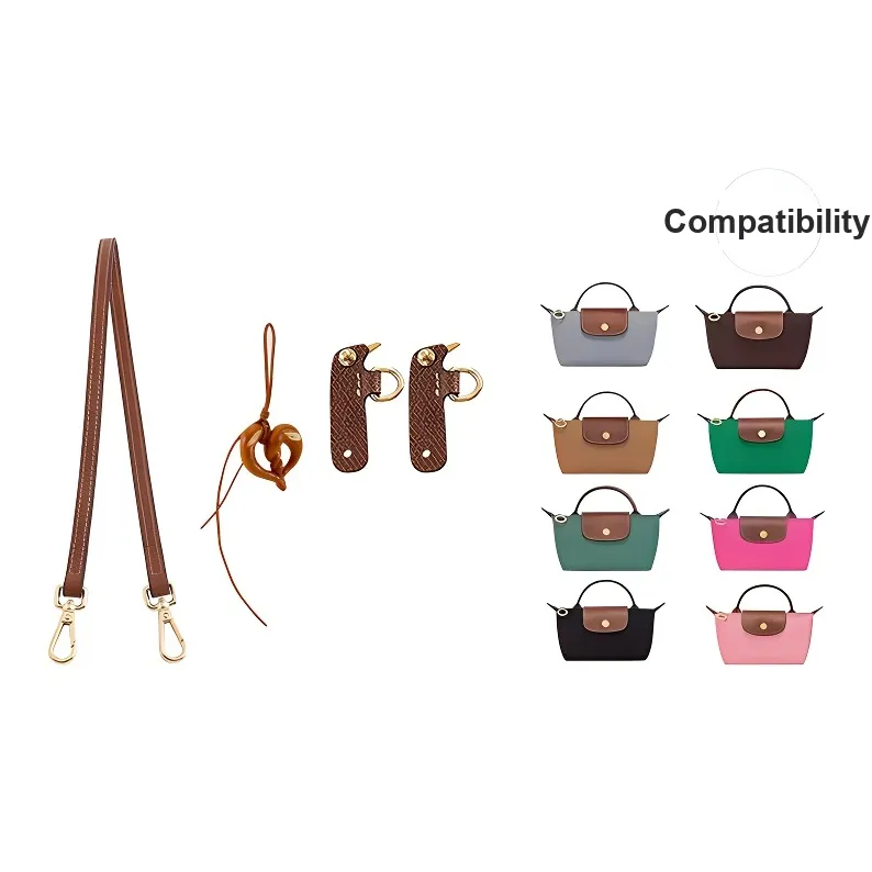 Luxury Care Artisan Workshop Cow Leather Bag Strap Accessory Bag Women's Multicolor