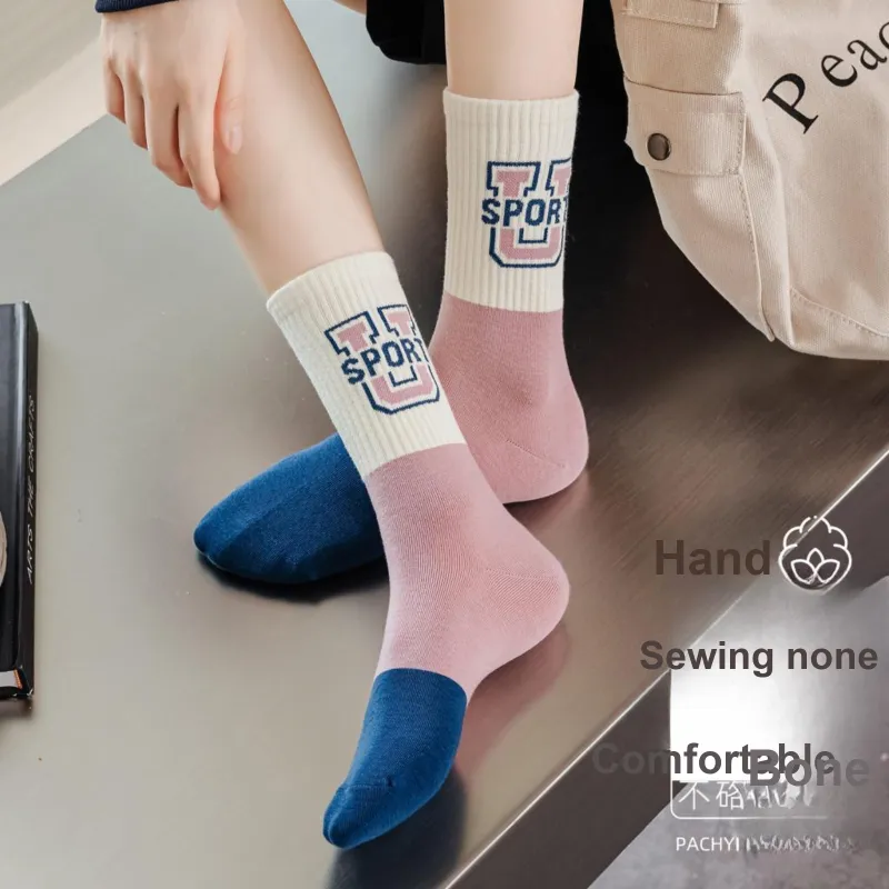 XXLLG Mid Calf Socks Women's 3 Pack-7