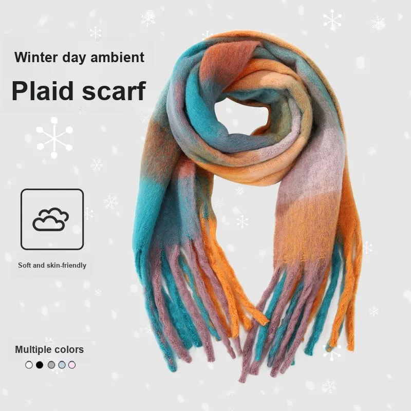 Shizhu Knit Scarves Women's-4