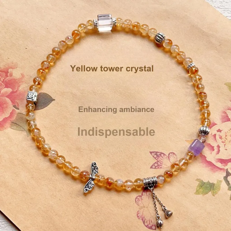 MGS Crystal Beaded Bracelet Unisex-2