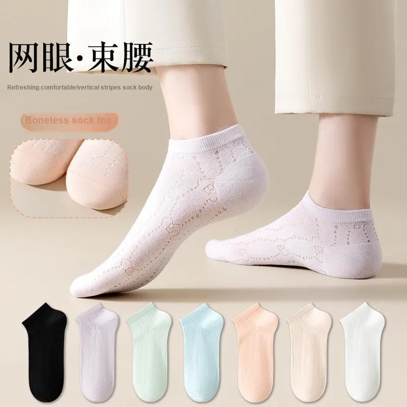 Top Melon No Show Socks Women's 5 Pack-36