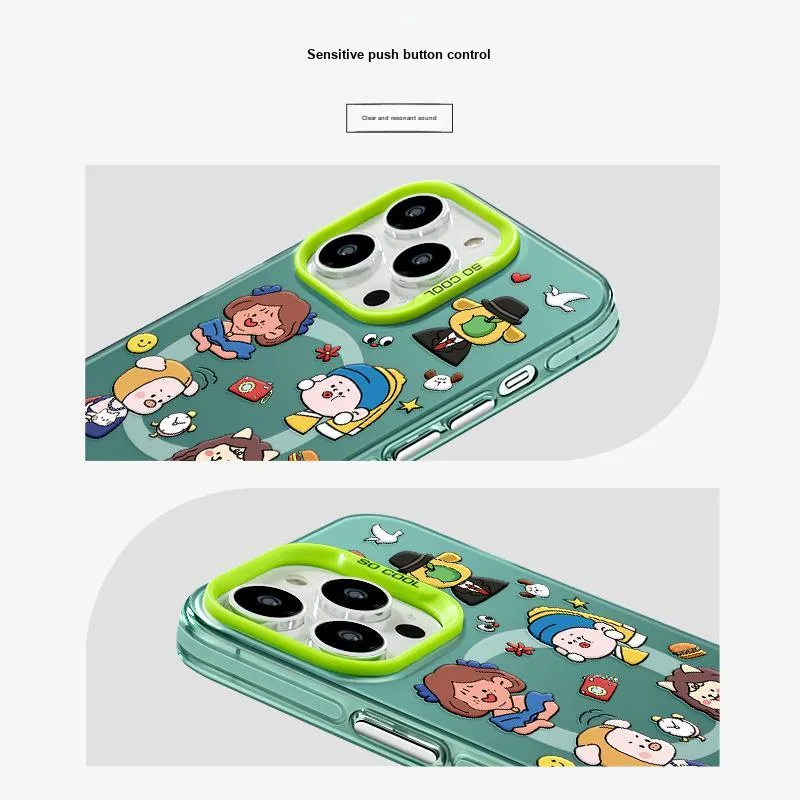 Marsfield Acrylic Material Magnetic Case Abstract Famous Painting Phone Cases Compatibility Apple 16/15/14 Pro/Pro Max-4