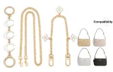 [Style 3]White Moon+Four-Leaf Clover Decorative Chain+Long Chain