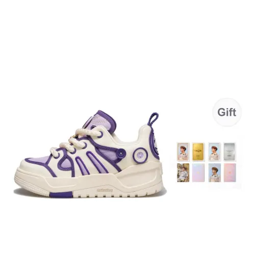Palladium Fruit Button Shoes Height Increasing Wear-Resistant Low-Top Skateboard Shoes Unisex Purple