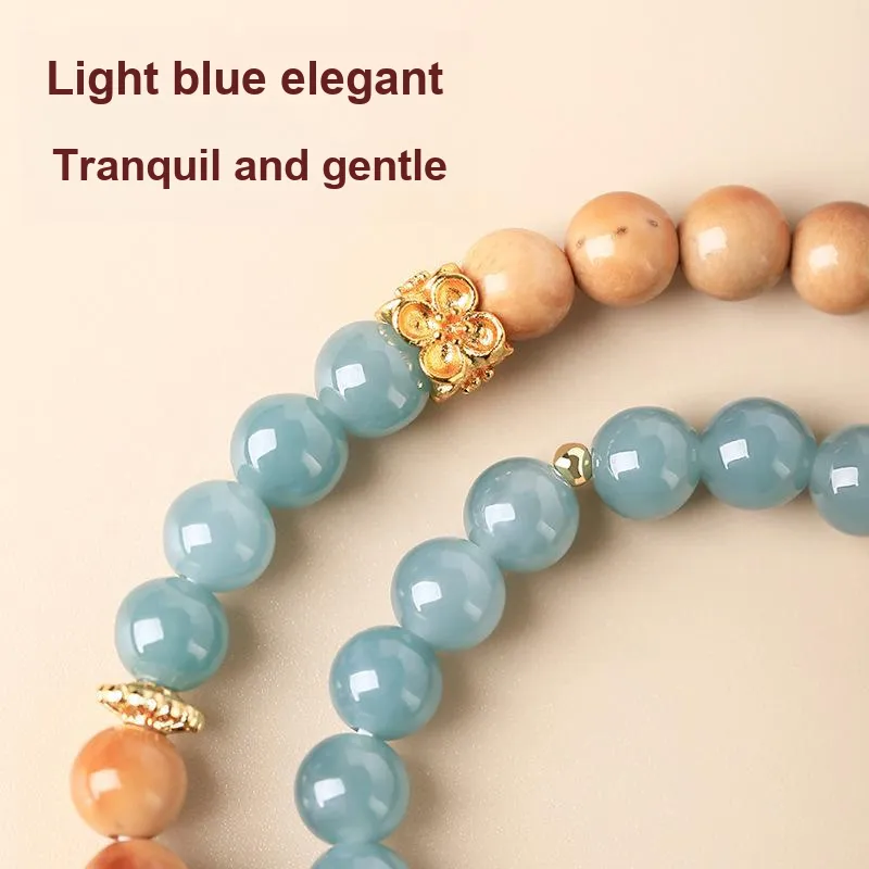 Fengyun Pavilion Chalcedony Bracelets Unisex-3