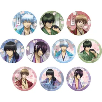 CRUX Toushirou Hijikata, Gintoki Sakata, Shinsuke Takasugi, Kotarou Katsura, Sougo Okita Gintama Badges