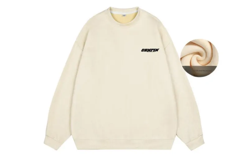 CENPIN Fleece Lined Suede Sweatshirt Unisex-19