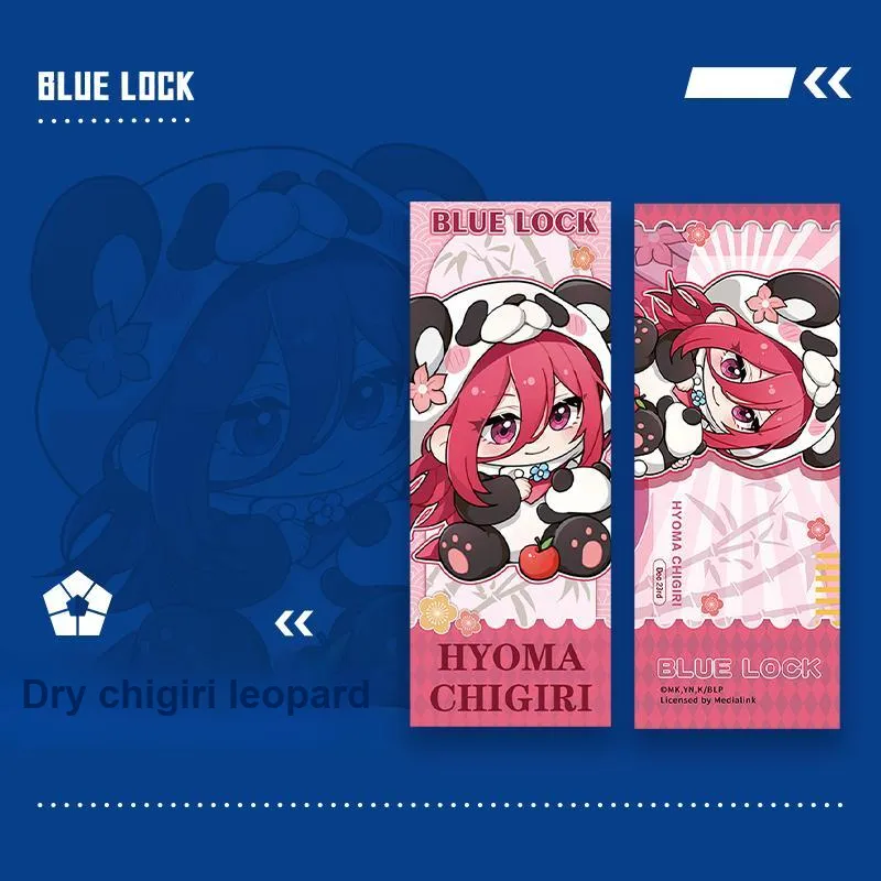 Crooked Melon Production Blue Lock Panda Collection 75mm Double Flash Tin Badge Laser Ticket Polaroid Combo Set Badges-9