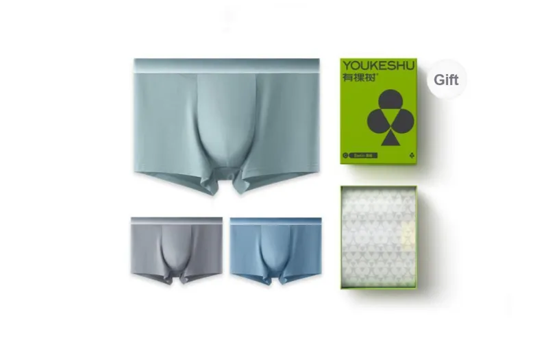 YOUKESHU Underwear Gift Box Men's Box 3 Pack-18