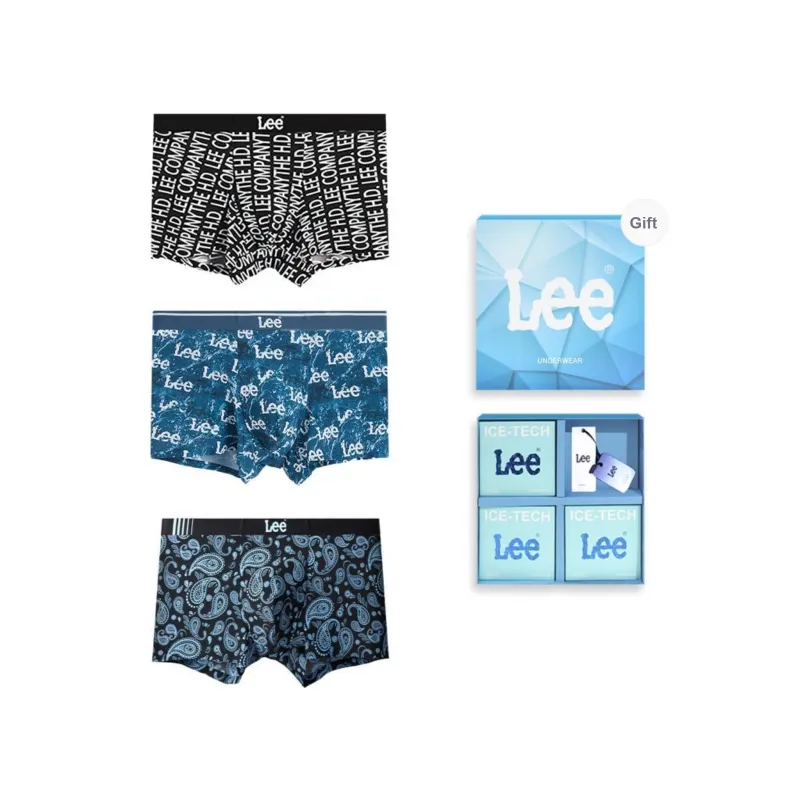 Lee Lee SS23 Ice Series Underwear Gift Boxes Men's 3 Pack-20