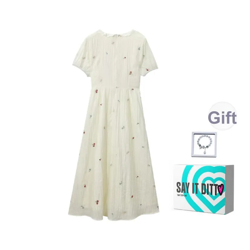 JSUHH Short Sleeved Dress Women's-7