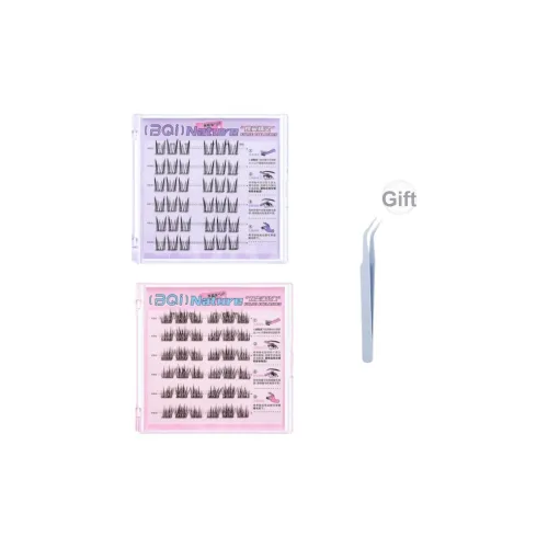 BQI Бабочка Панель Эльф+Двойной Tip Одуванчик Клей Бесплатно Искусственные ресницы Натуральный удлинение Стиль