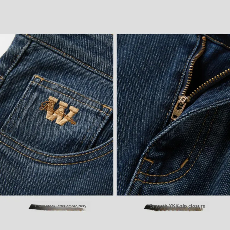 HLA Jeans Men Blue Gray Denim Gradient Medium 8C-4